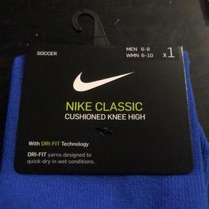 Nike classic cushioned knee high soccer socks